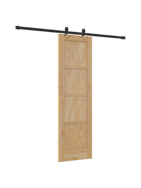 Liukuovi tarvikkeineen 61x198.5 cm täysi puinen mänty