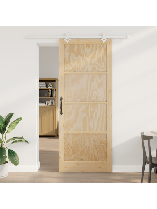 Liukuovi varustesetillä 93x232 cm massiivimänty