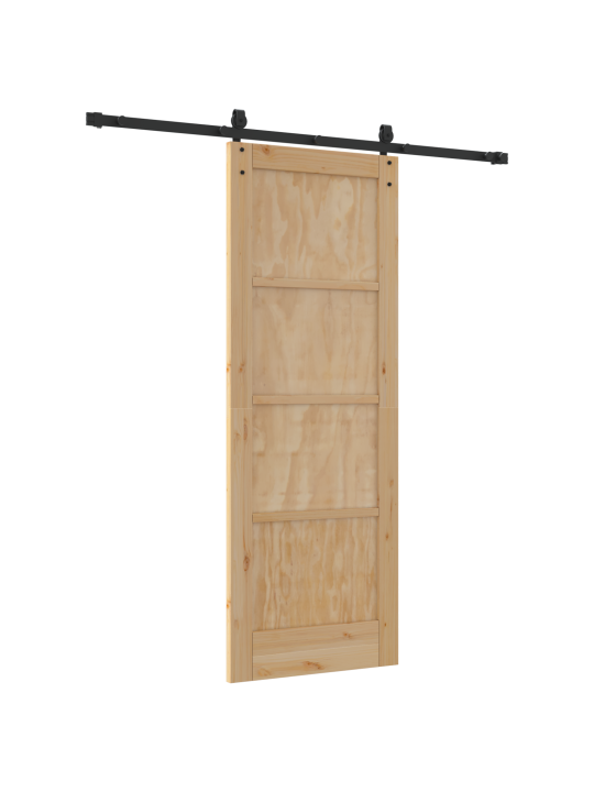 Liukuovi varusteineen 73.5x198.5 cm massiivinen mänty