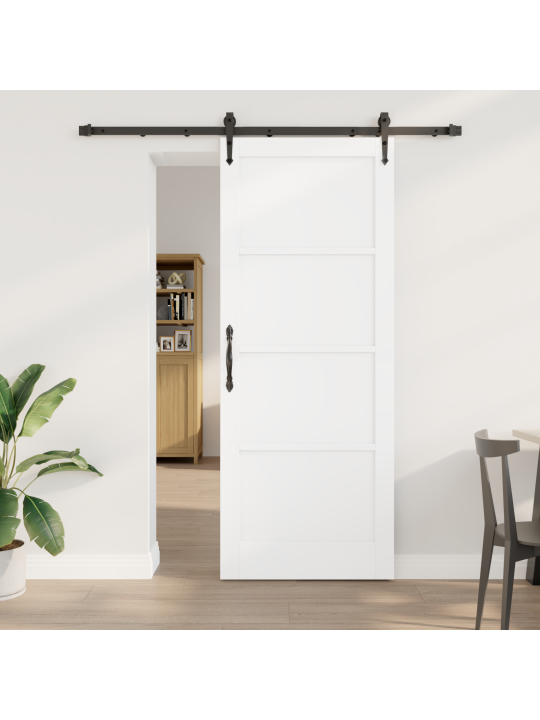 Liukuovi ja lisäosat valkoinen 83x211 cm kestävä mänty