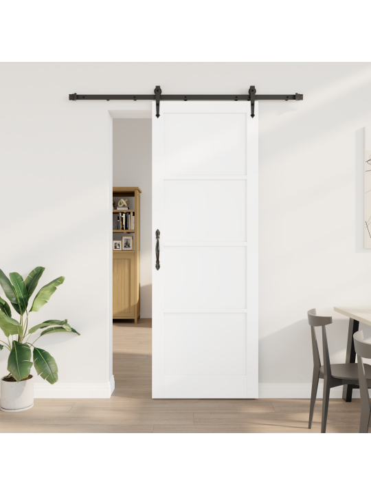 Liukuovi liitosarjalla valkoinen 83x232 cm kestävä mänty