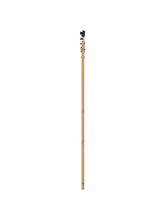 Liukuovi liukukomponenttien kanssa 93x202 cm massiivimänty