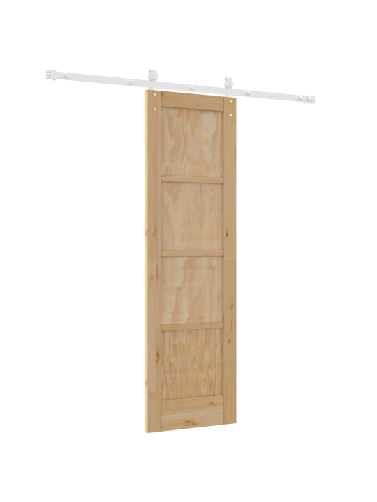 Liukuovi varusteilla 61x198.5 cm täysipuu mänty