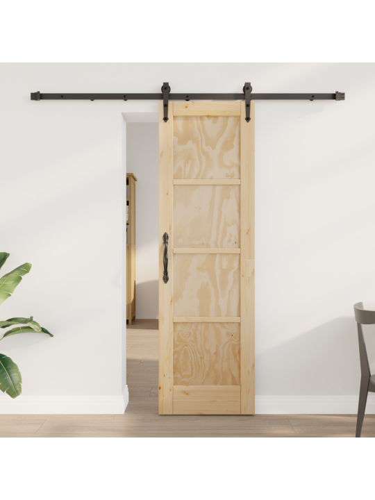 Liukuovi työkalusarjalla 61x198.5 cm massiivinen mänty