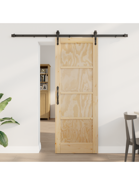 Liukuovi koneistettuna 73.5x198.5 cm massiivipineestä