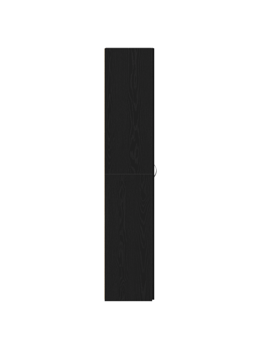 Kengäteline musta tammi 80x35,5x180 cm tekninen puu