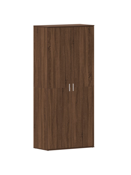 Kenkäkaappi ruskea tammi 80x39x180 cm laminoitu puu