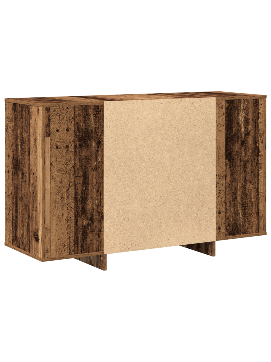 Ruskea sivupöytä vanha puu puu 120 x 41 x 75 cm sivupöytä