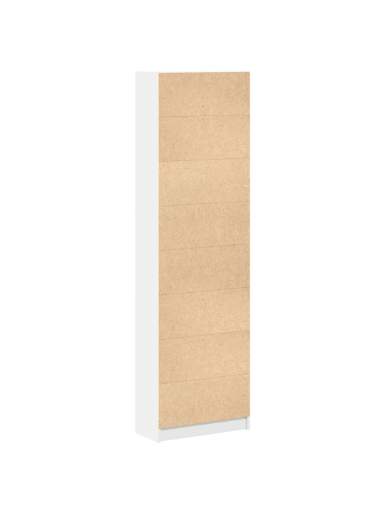 Vaatekaappi valkoinen 55x25x189 cm lastulevy