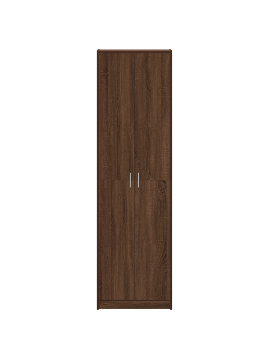 Vaatekaappi ruskea tammi 55x25x189 cm tekninen puu