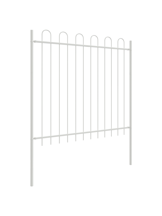 Puutarhaverso, hoop-topilla, valkoinen, 10,2x1,5 m, terästä