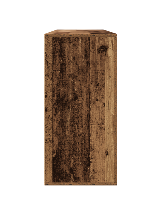 Sivupöydät 2 kpl vanha puu 79x38x80 cm tekninen puu