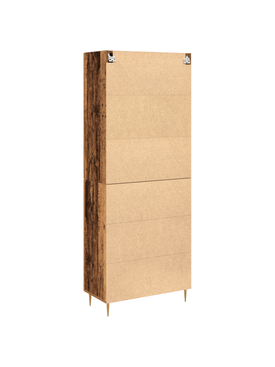Yleiskaappi vanha puu 69.5x34x180 cm taitettu puu