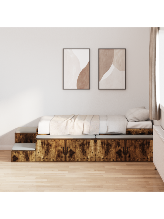 Varastopetikehyä savutettu tammi 80x200 cm