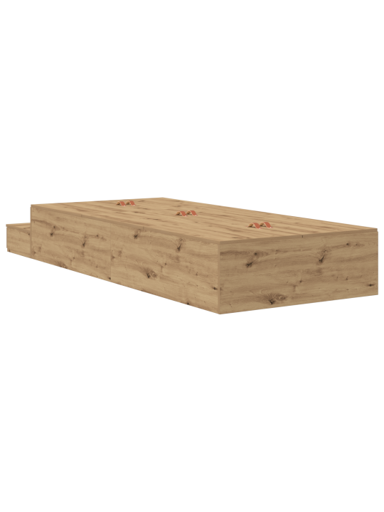 Säilytystilallinen sängynrunko artisan oak 90x200 cm
