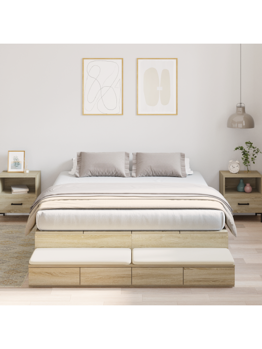 Varastopetivaihde sonoma tammi 140x190 cm