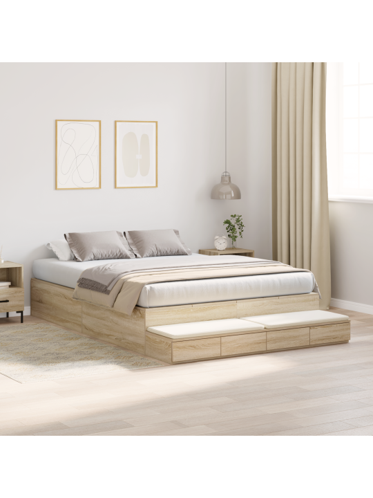 Varastopetivaihde sonoma tammi 140x190 cm