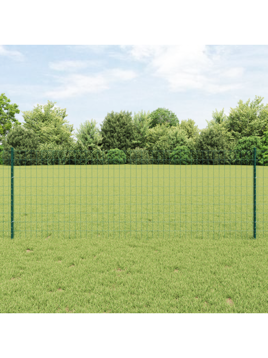Euroaita, jossa 5 U-päätä Vihreä 0.8x10 m Teräs
