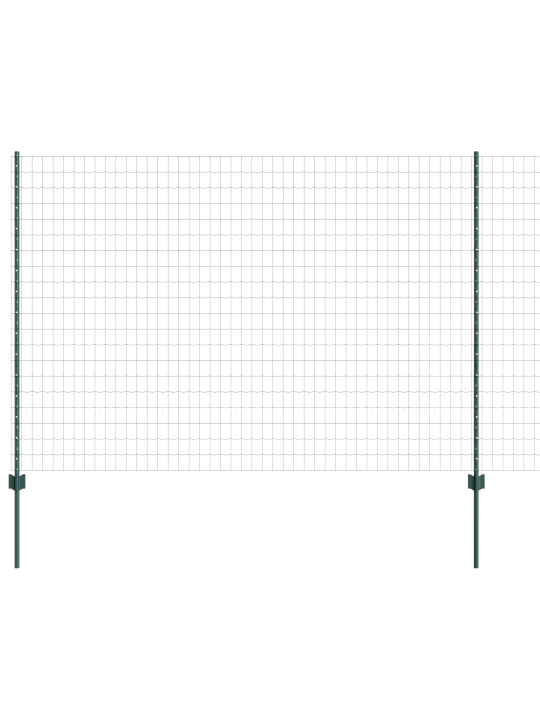 Euroaita viidellä U-pylväällä Vihreä 1.5x10 m Teräs