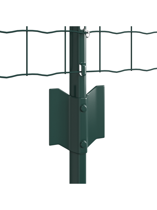 Euroaita 11 u-pylväällä vihreä 0,4x25 m teräs