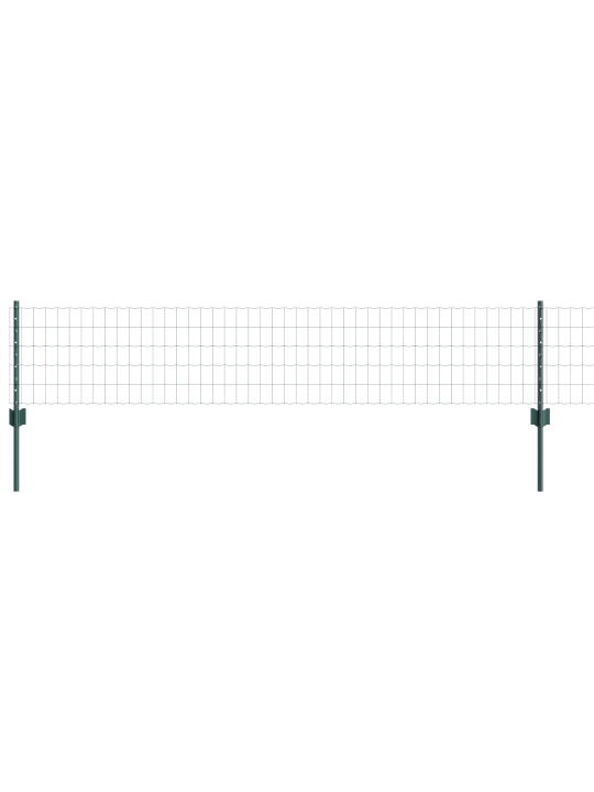Euroaita 11 u-pylväällä vihreä 0,4x25 m teräs