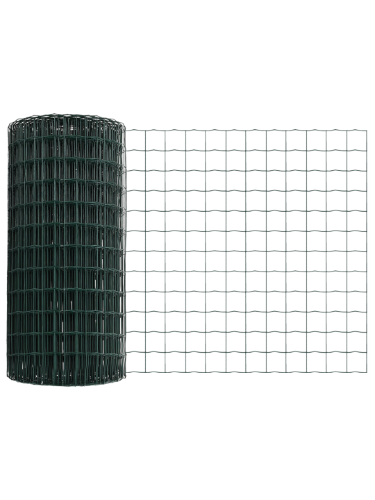 Euroaita 11 u-palkilla vihreä 0,6x25 m teräs