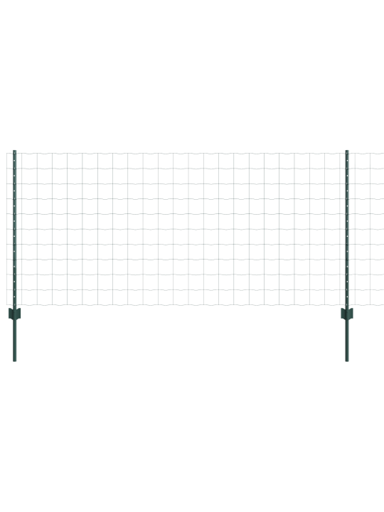 Puutarha-aita setti 2 kpl vihreä teräs 25 x 1 m kestävä