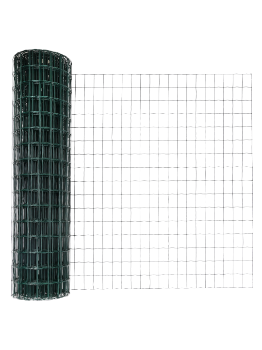 Puutarha-aidasetti 2 kpl vihreä teräs 25 x 1 m kestävä