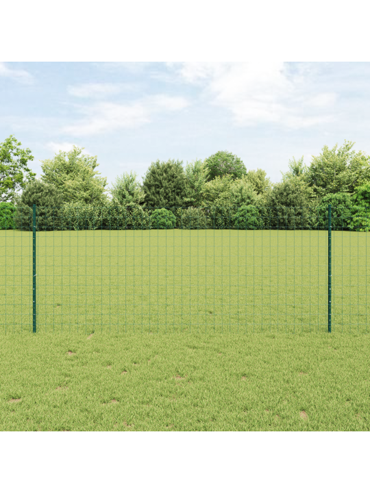 Puutarha-aidasetti 2 kpl vihreä teräs 25 x 1 m kestävä