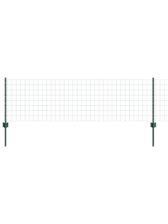 Euroaita 22 u-tolpalla vihreä 0.6x50 m terästä