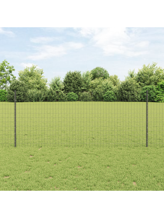 Euro aita 22 u-pilareilla harmaa 1x25 m teräs