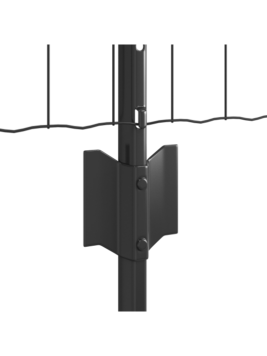 Euroaita 11 u-tolpalla harmaa 0,8x25 m teräs