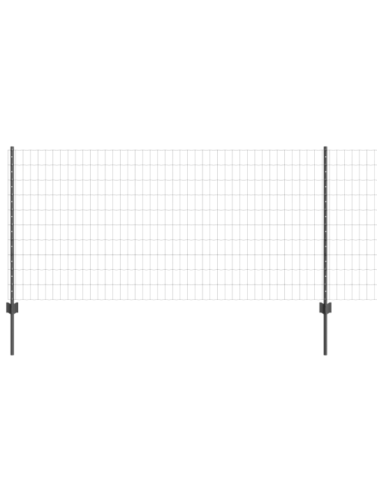 Euroaita 22 u-pylväillä harmaa 1x25 m teräs