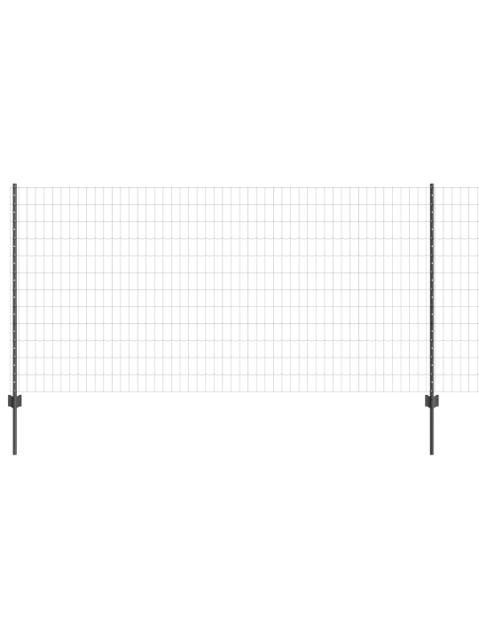 Euroaita 22 u-pylväällä harmaa 1,2x25 m teräs