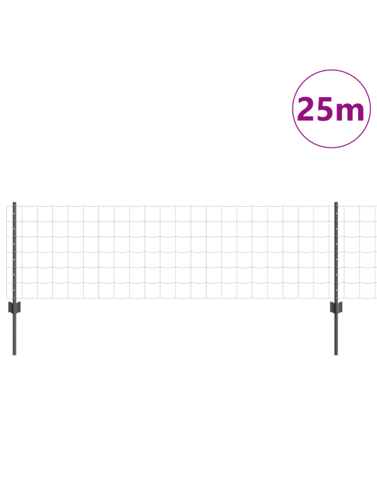 Euro aita 11 u postilla harmaa 0.6x25 m teräs