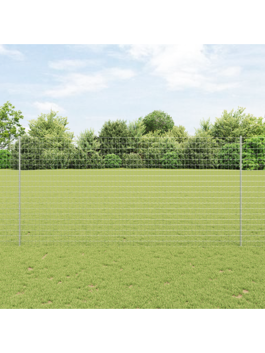 Euroaita 10 u-pyörällä hopea 1,5x10 m terästä