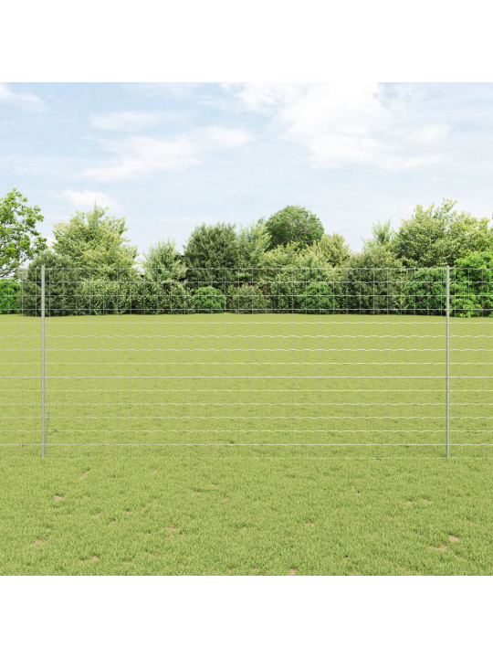 Euro aita 10 u-pylväällä hopea 1,4x10 m teräs