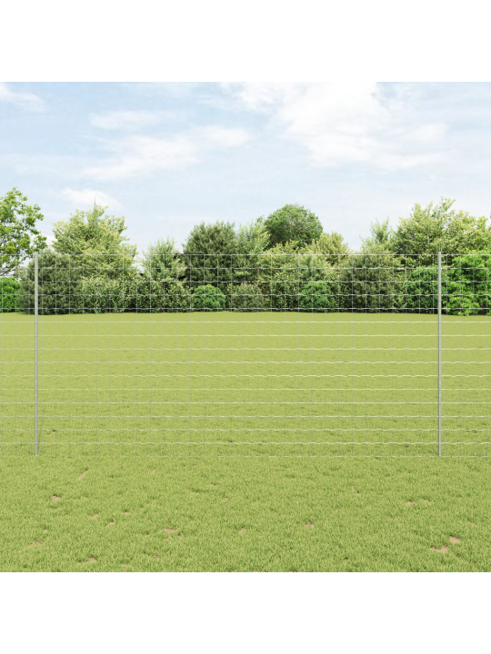 Euroaita 10 u-pilareilla hopea 1,6x10 m teräs