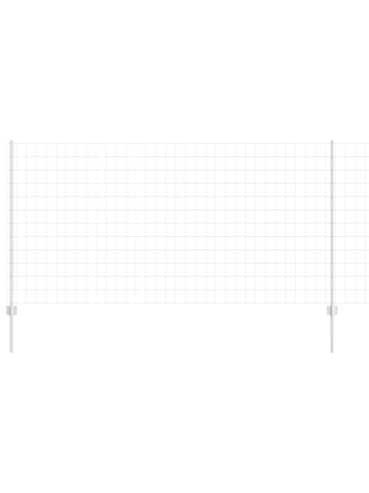 Euroaita 22 u-pylväillä hopea 1,2x25 m teräs