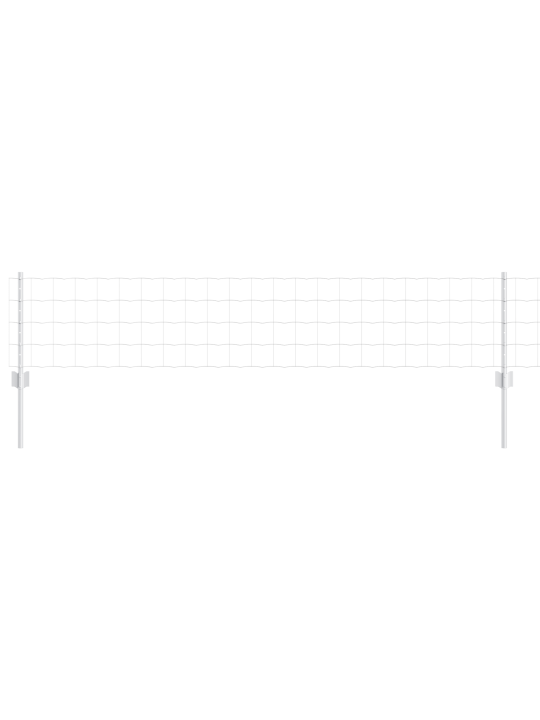 Euroaita 11 u-pylväällä, hopea 0.4 x 50 m teräs