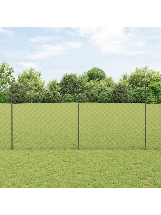 Ketjuaidat 20 u pylväällä harmaana 1.5x10 m teräksestä