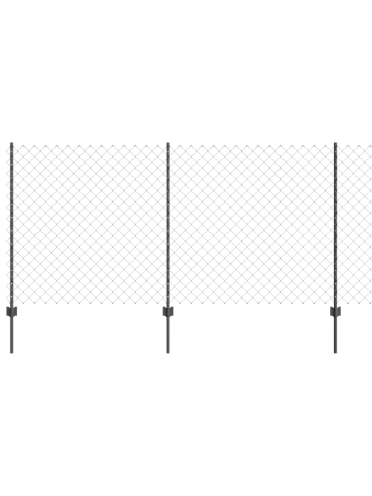 Ketjuaita 20 u-postilla harmaa 1.2x10 m teräs
