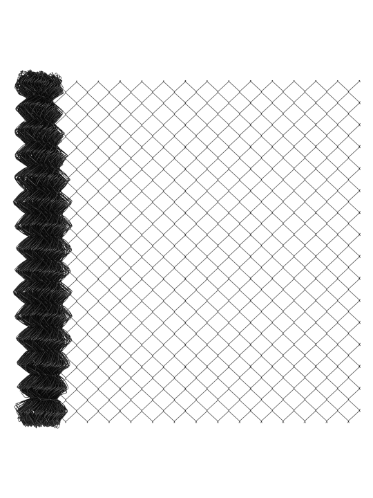 Ketjuaidat 20 u-pylvään kanssa harmaa 1.5x10 m teräs
