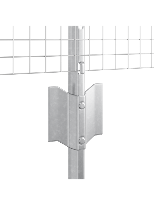 Hitsauslangaaita, 11 u-pilarilla hopea 0.4x25 m terästä