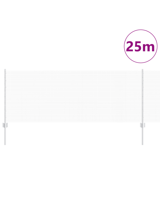Hitsattu langa-aida 11 u-tangolla hopea 0.8x25 m teräs