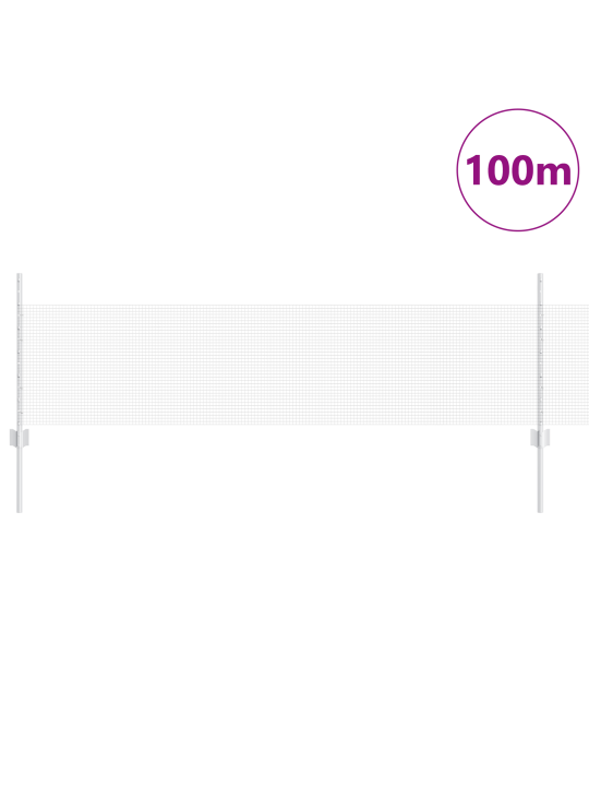 Hitsaustarha 44 u-pilareilla hopea 0.5x100 m teräs