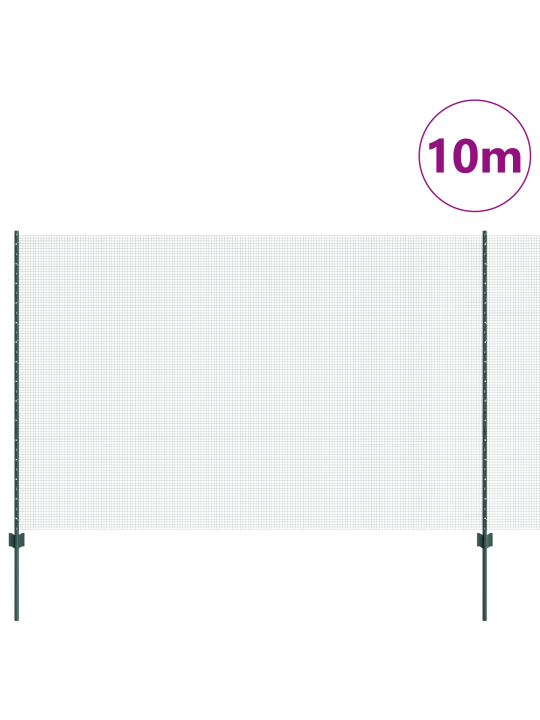 Hitsaustankoaida 5 u-pylväällä vihreä 1.6x10 m teräs