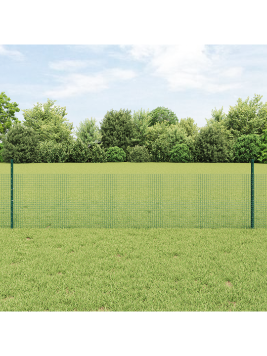 Kananverkkoaita setti setti 2 vihreä galvanoitu teräs 25 x 0.5 m