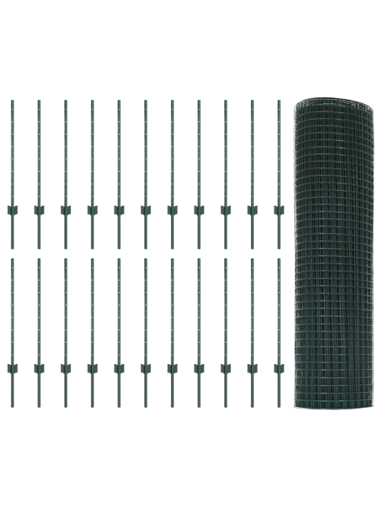 Hitsattu langaaita 22 u-poikitan 0.8x50 m terästä