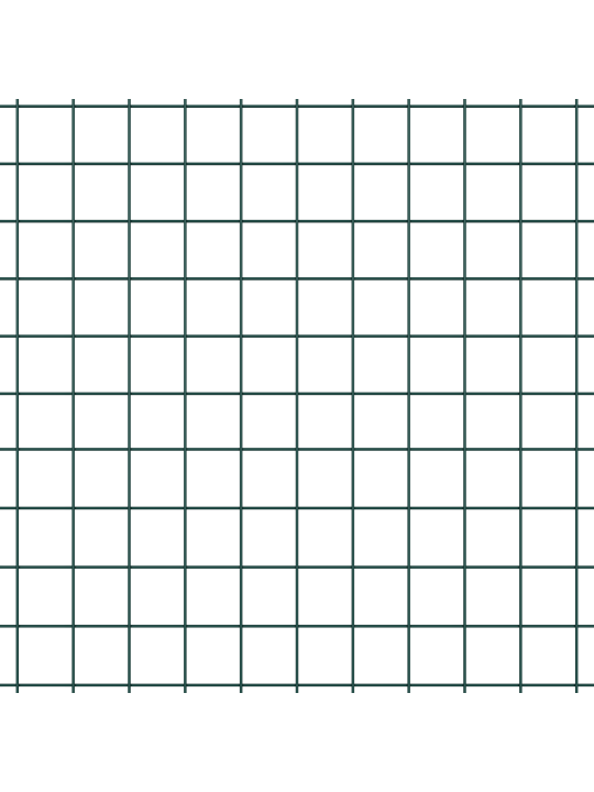 Hitsattu langoitusaita 22 u-pylväillä vihreä 1x50 m terästä
